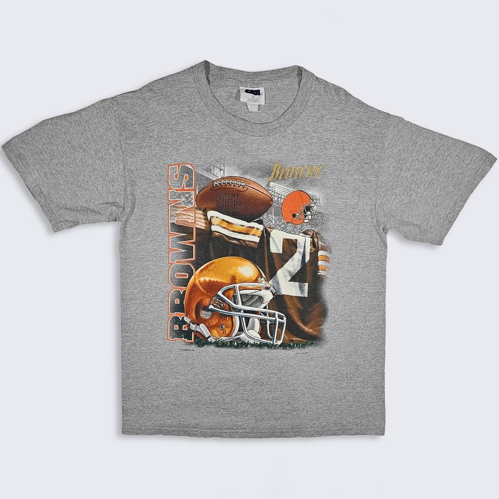 Cleveland Browns Vintage 90s CSA Helmet Graphic T-Shirt